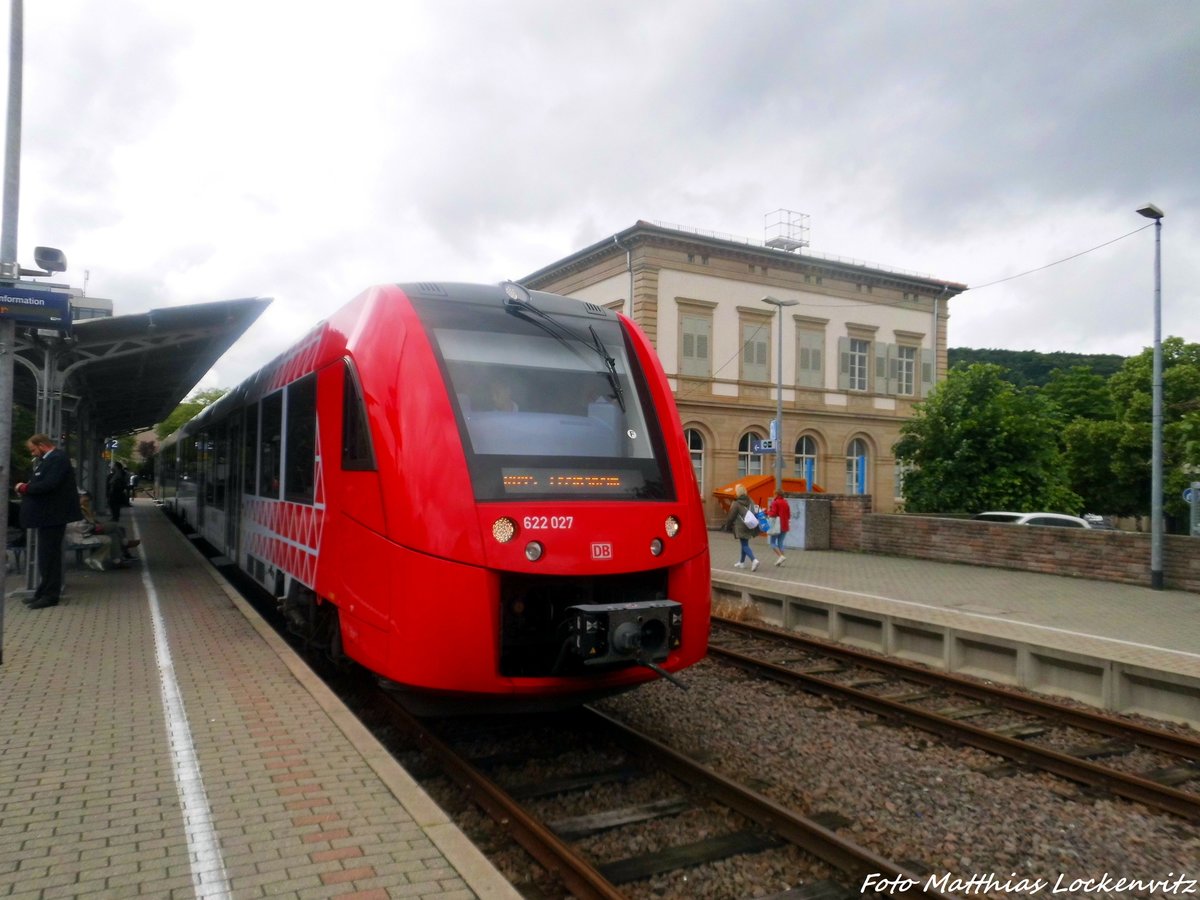 622 027 / 527 im Bahnhof Bad D�rkheim am 30.5.16