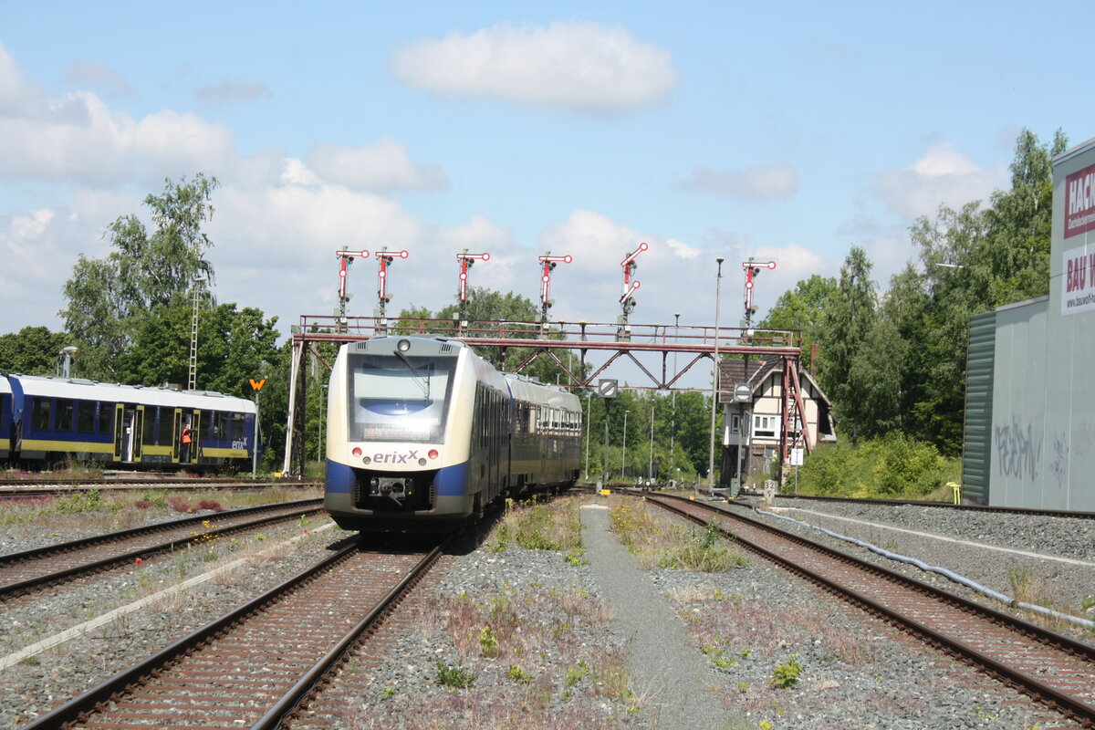 622 703/203 verl�sst mit ziel Braunschweig Hbf den Bahnhof Bad Harzburg am 2.6.22