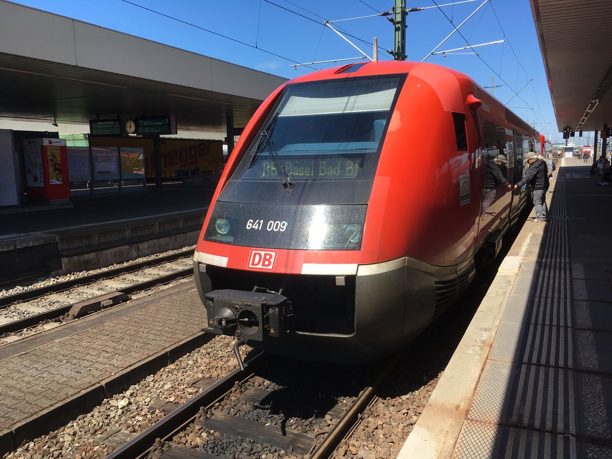 641 002 und 641 009 am 30.05.17 in Basel Bad Bf.