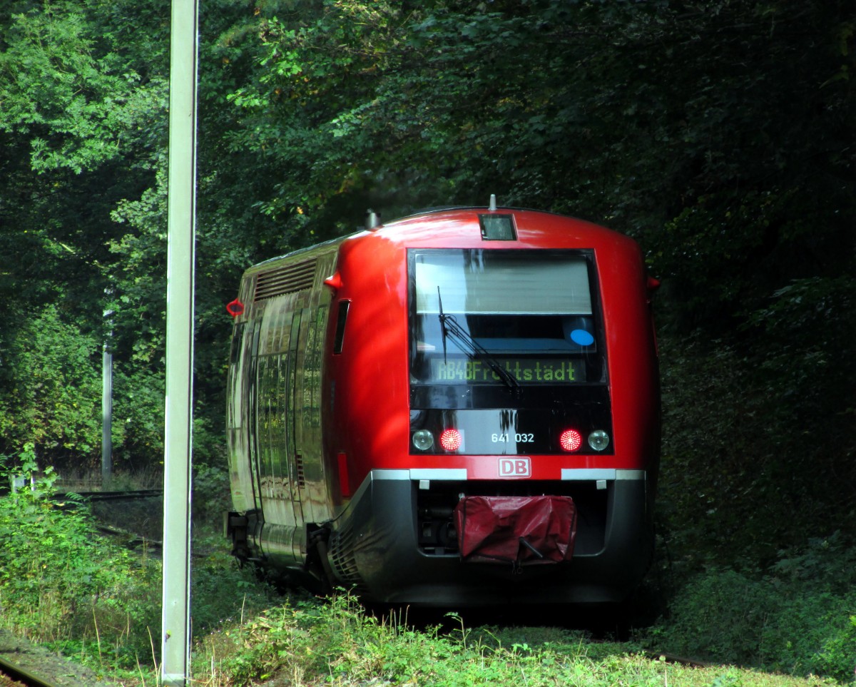 641 032 im Wald bei Reinhardsbrunn am 20.09.2014