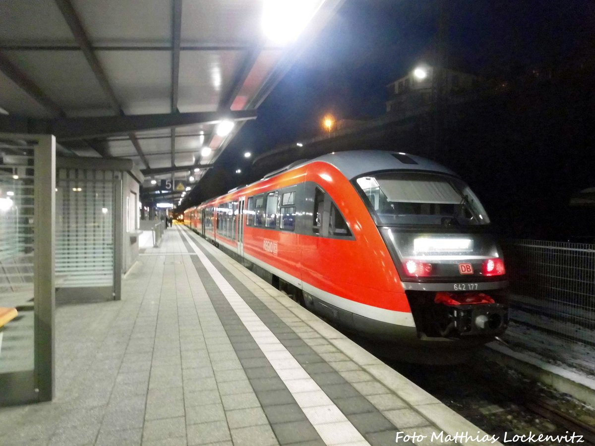 642 177 im Bahnhof Neustadt (Weinstra�e9 Hbf am 15.1.17