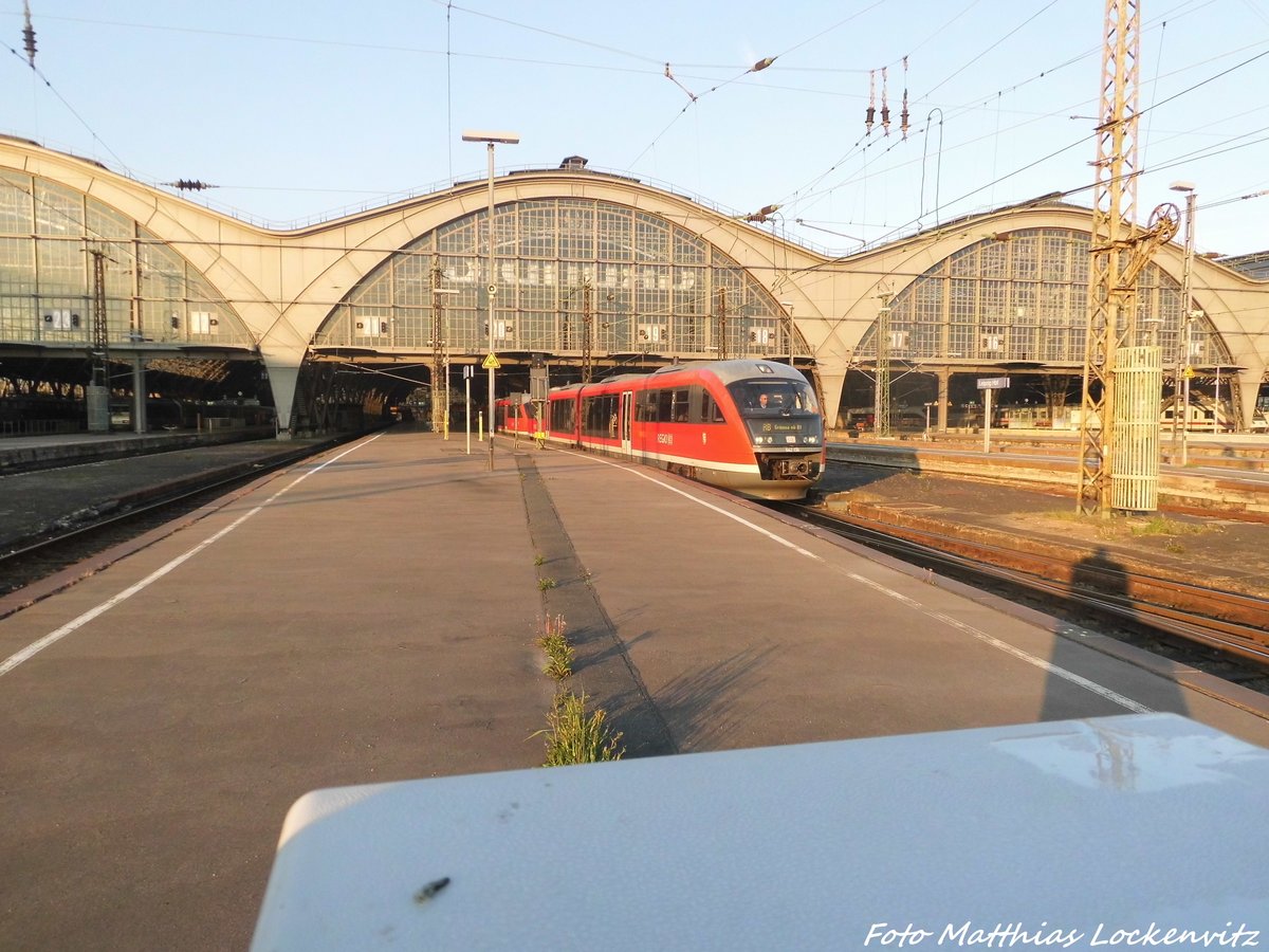 642 179 / 679 und 642 136 / 636 verl�sst den leipziger Hbf in Richtung Grimma ob Bf am 3.5.16