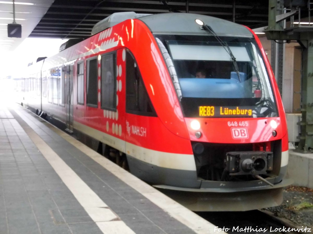 648 465/965 im L�becker Hbf am 1.1.17