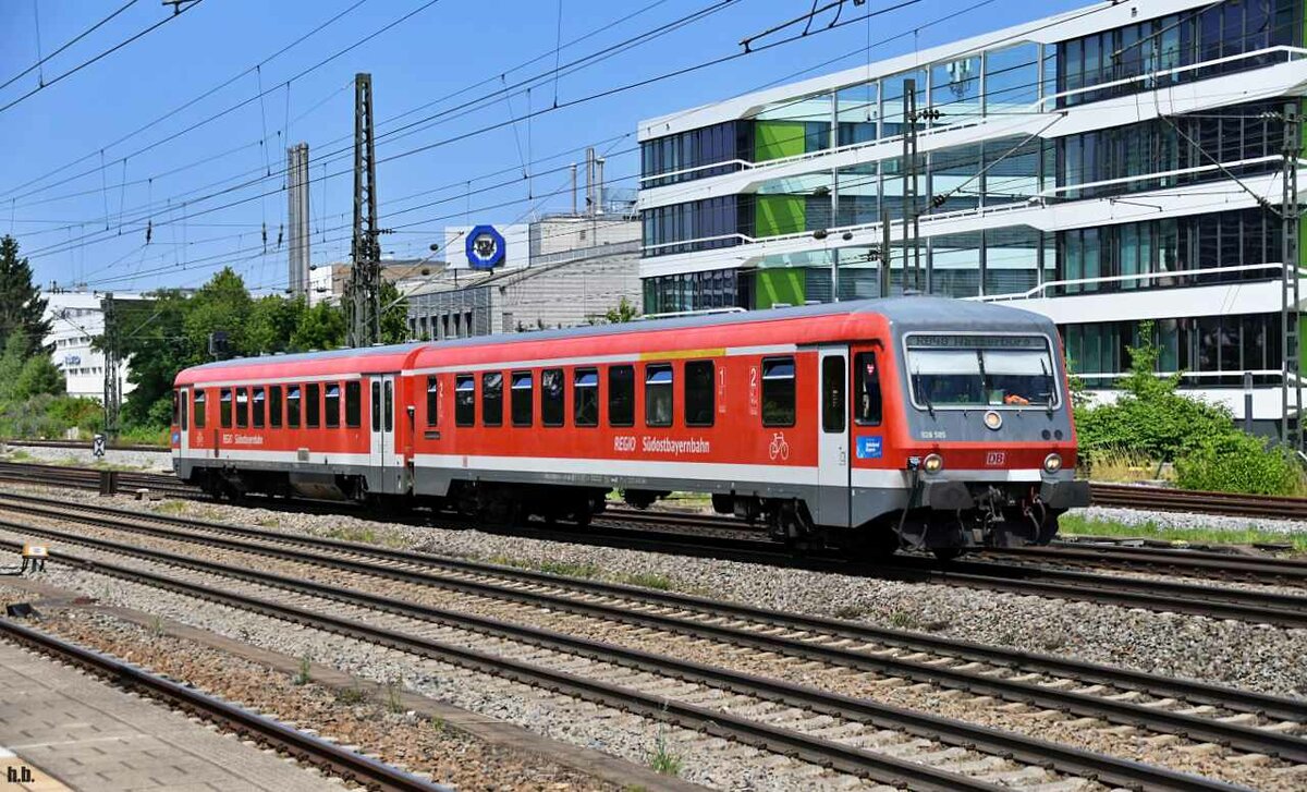 928 585 fuhr als RB durch heimeranplatz,30.07.21
