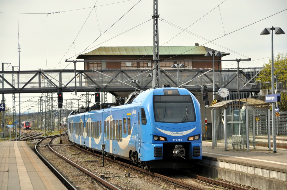 94 801 428 525-8 D-GABY   ET 4.21 B GoAhead Bayern in Memmingen am 22.04.2023.