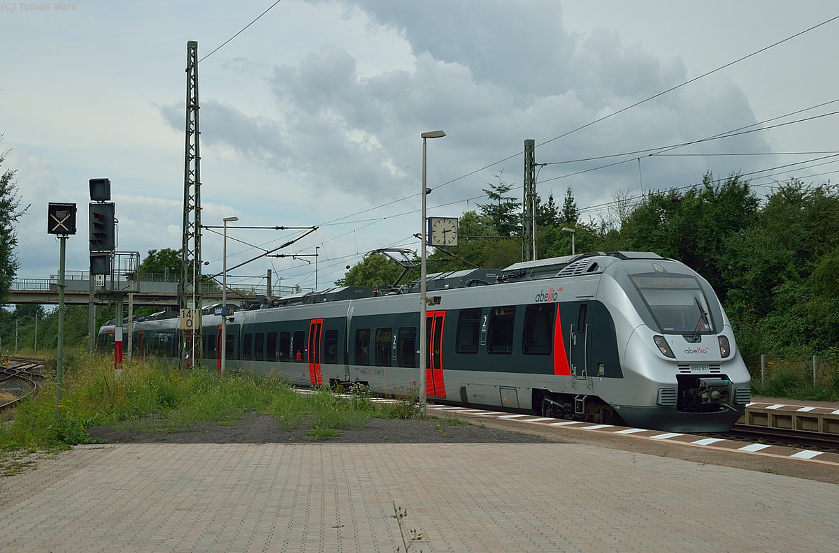 9442 811 bei der Einfahrt in Fröttstädt am 05.08.2016