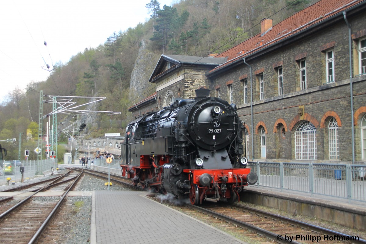 95 027 beim Umsetzen in Rbeland