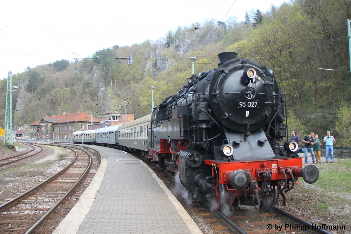 95 027 nach der Ankunft in R�beland.