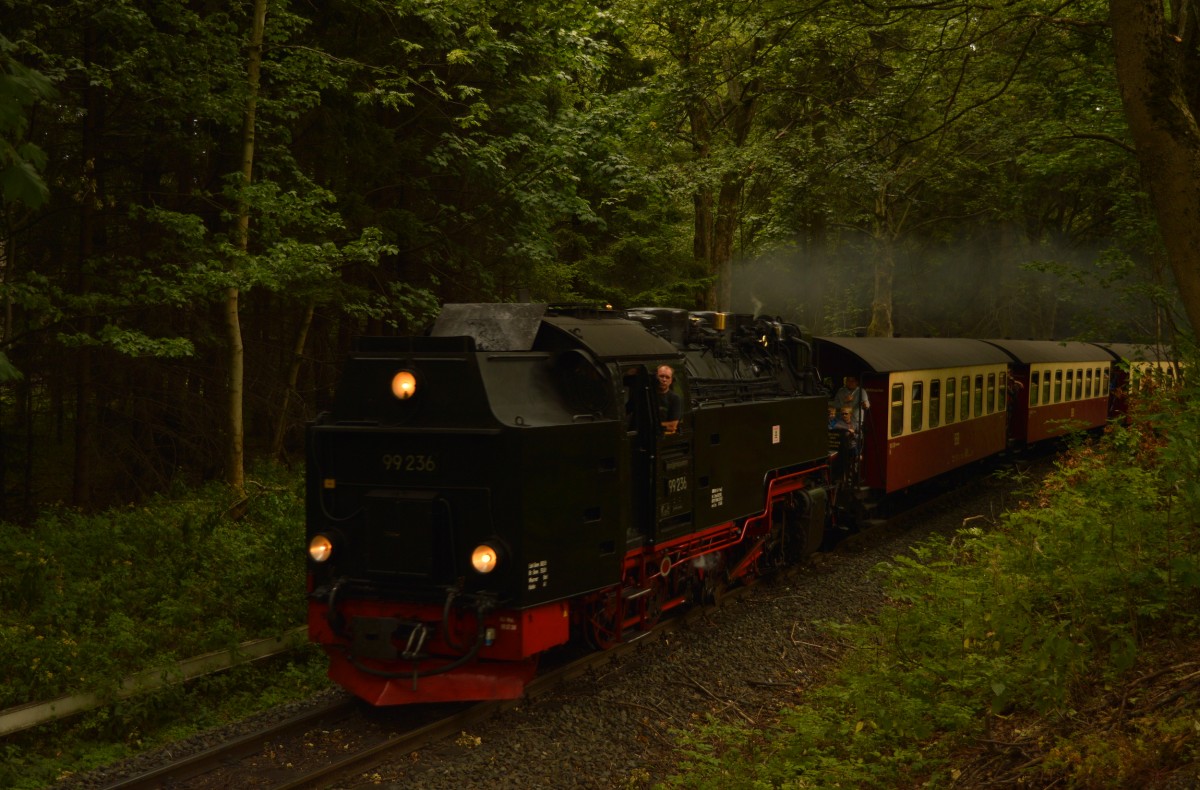 99 236 hinter Drei-Annen-Hohne Ri. Wernigerode am 12.08.2015