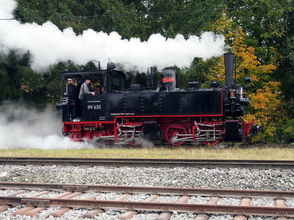 99 633 Tssd, das Öchsle in Warthausen am 24.10.2021.