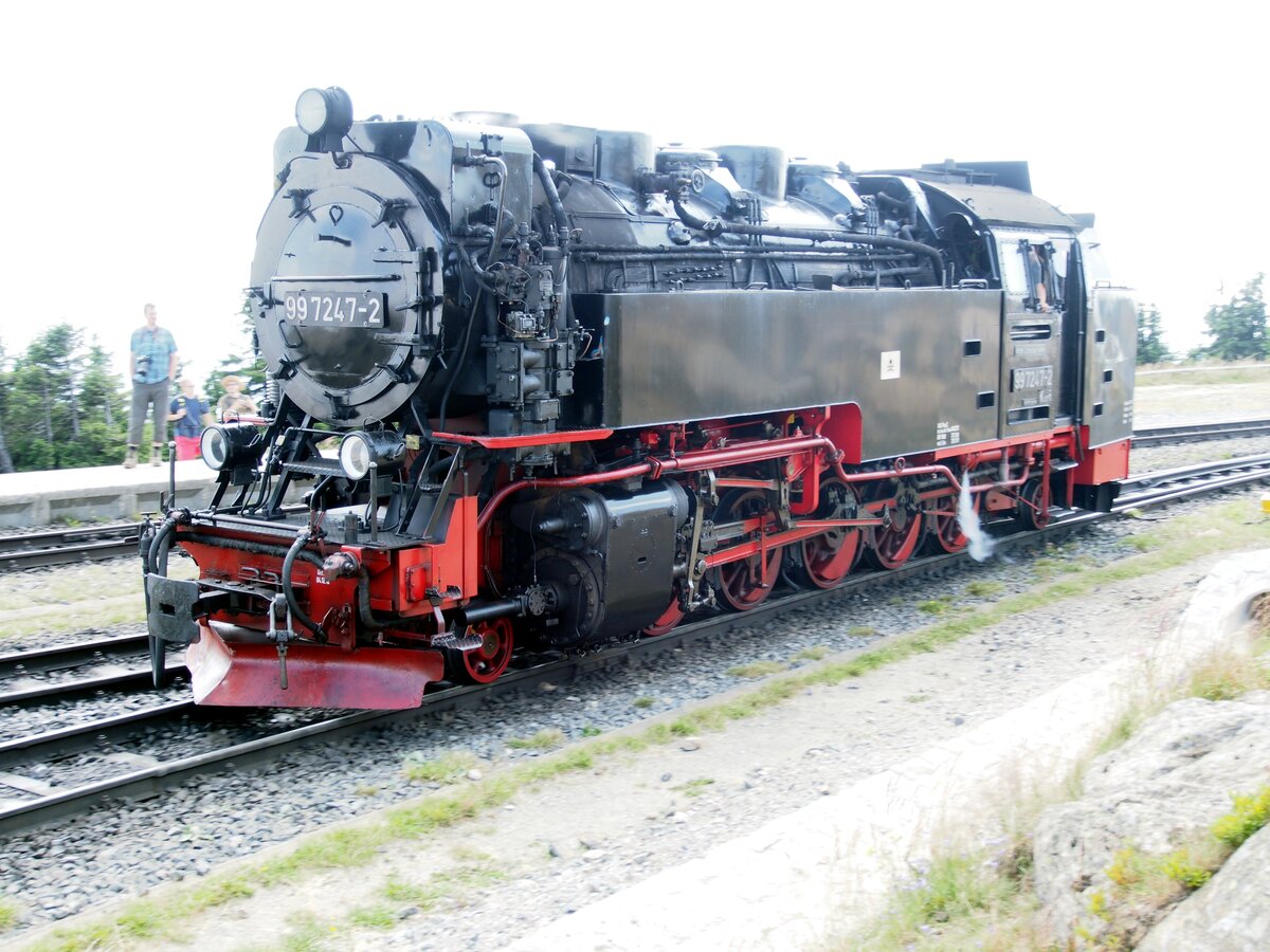 99 7241-5 in der Station Brocken am 27.07.2019.
