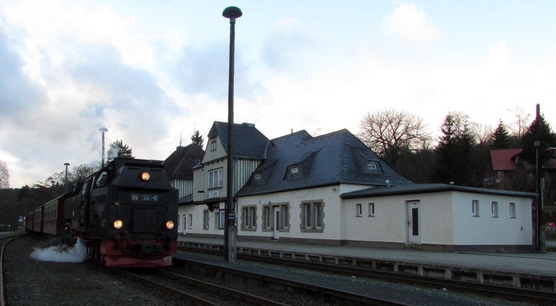 99 7245-6 im Bahnhof Elend am 10.Jan.2014