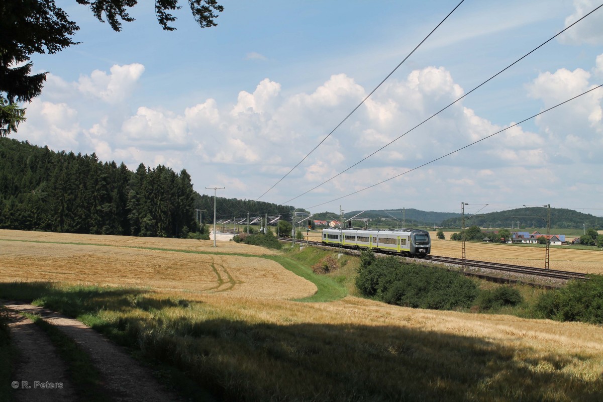 Ag84459 Seubersdorf - Regensburg HBF bei Dettenhofen. 23.07.14