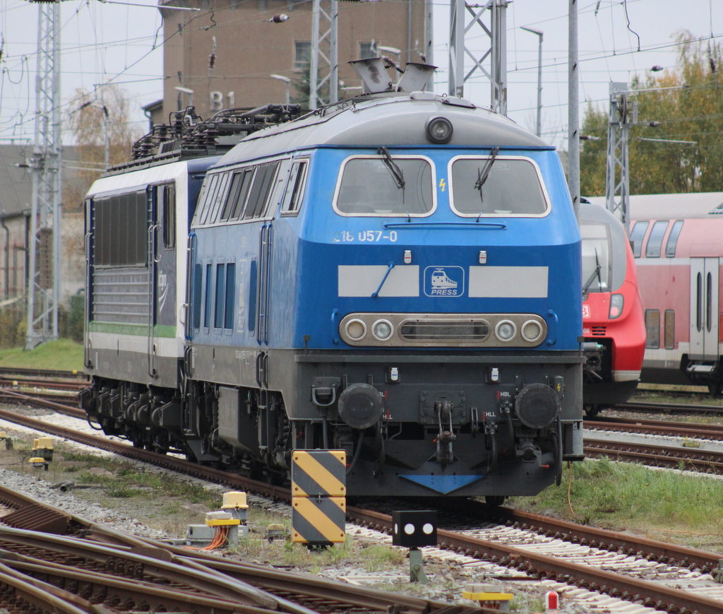 Am 01.11.2024 war ich völlig aus dem häuschen als ich 218 057 im Rostocker Hbf bekommen habe.