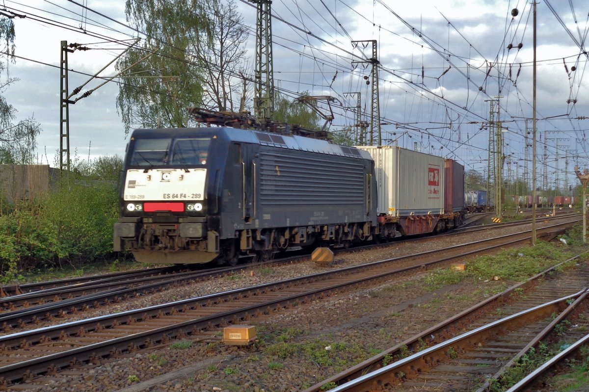 Am 10 April 2017 verl�sst 189 289 Emmerich.