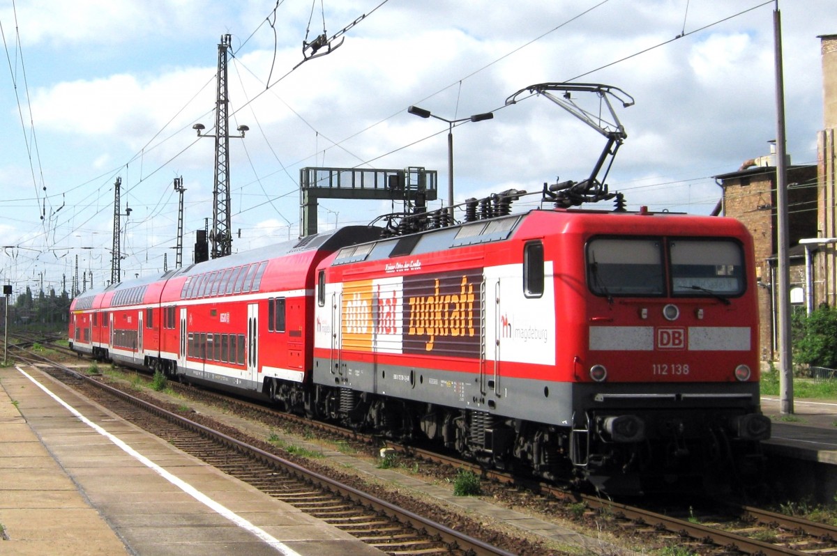 Am 12 Mai 2012 verl�sst 112 138 Magdeburg Hbf. 