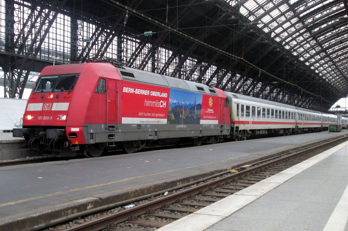 Am 19 September 2014 steht 101 006 in K�ln Hbf.