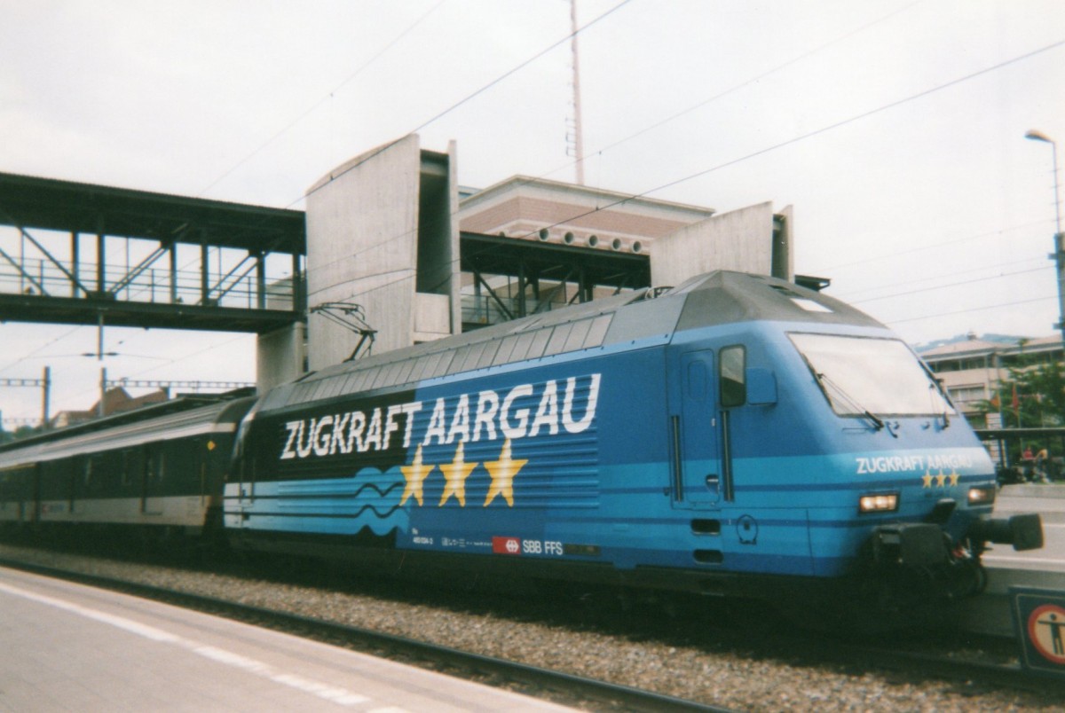 Am 23 Mai 2002 wurde dieses Scanbild von 460 084 in Spiez gemacht.