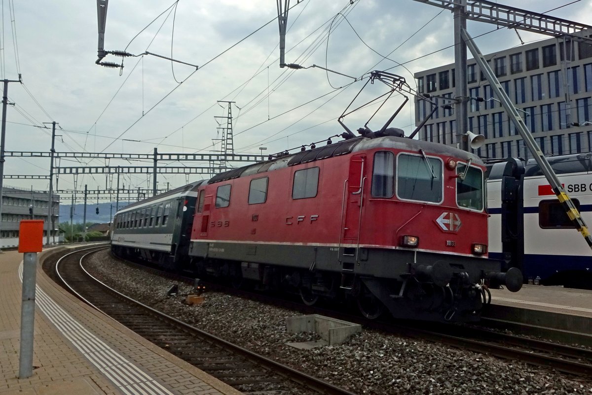 Am 25 Mai 2019 legt 11133 ein Halt in Brugg AG ein.
