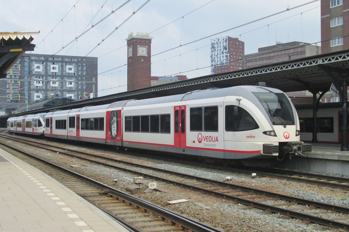 Am 3 Juni 2016 verlässt Veolia 356 Nijmegen. 