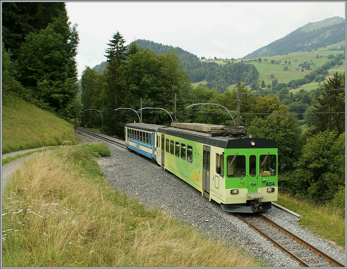 ASD Regionalzug erreicht in K�rze Le Sepey.
5. August 2011