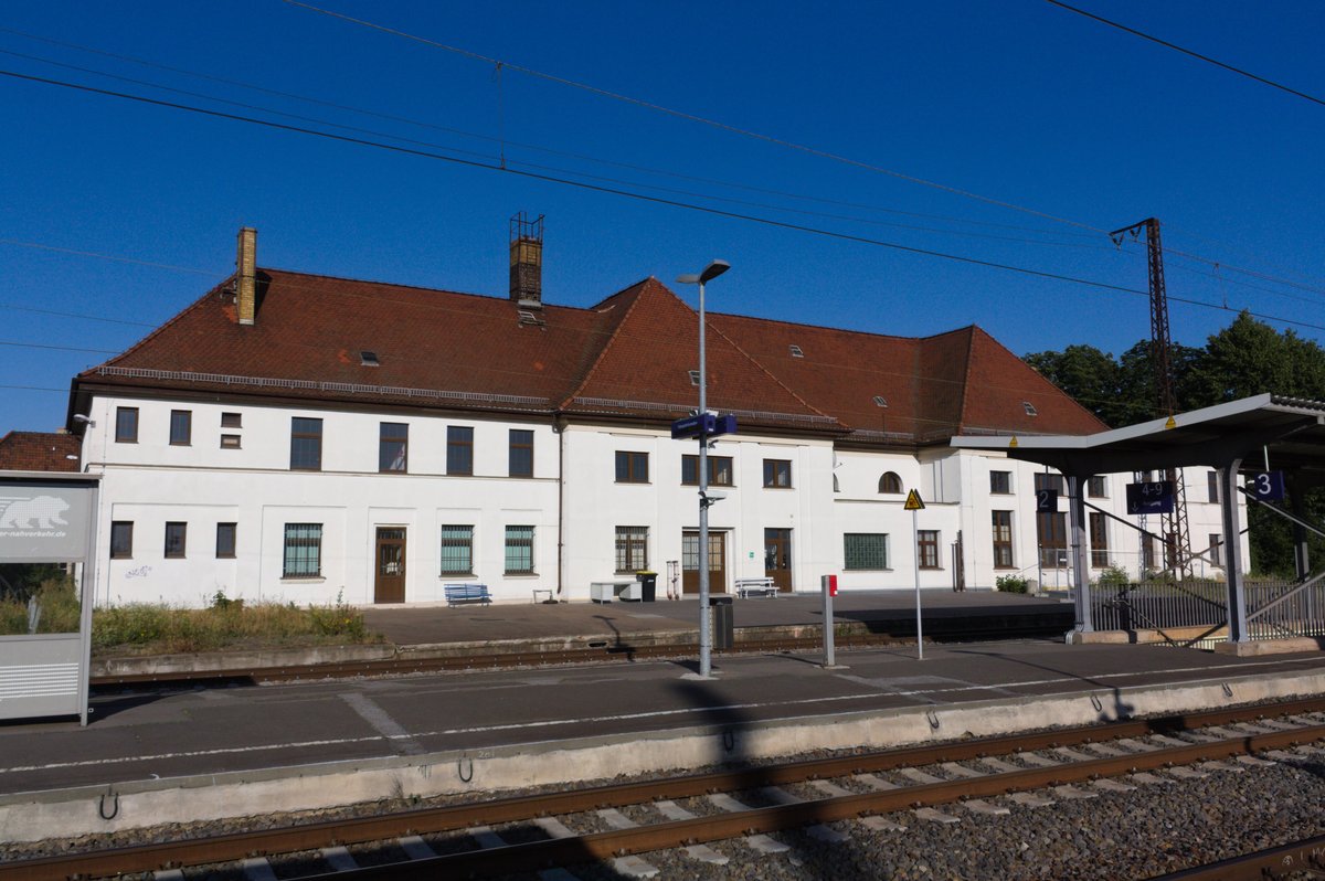 Bahnhof Gro�korbetha am 28.6.19