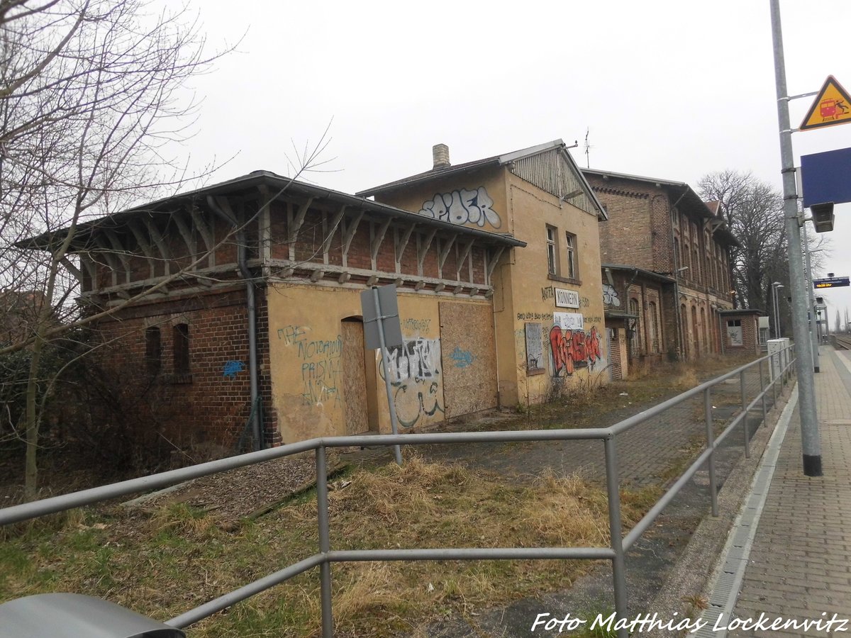 Bahnhof K�nnern am 12.3.16