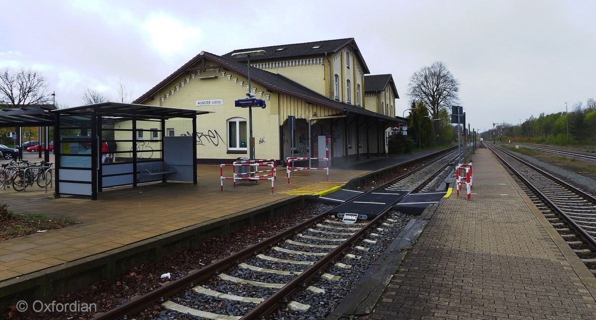 Bahnhof Munster (�rtze), Niedersachsen.