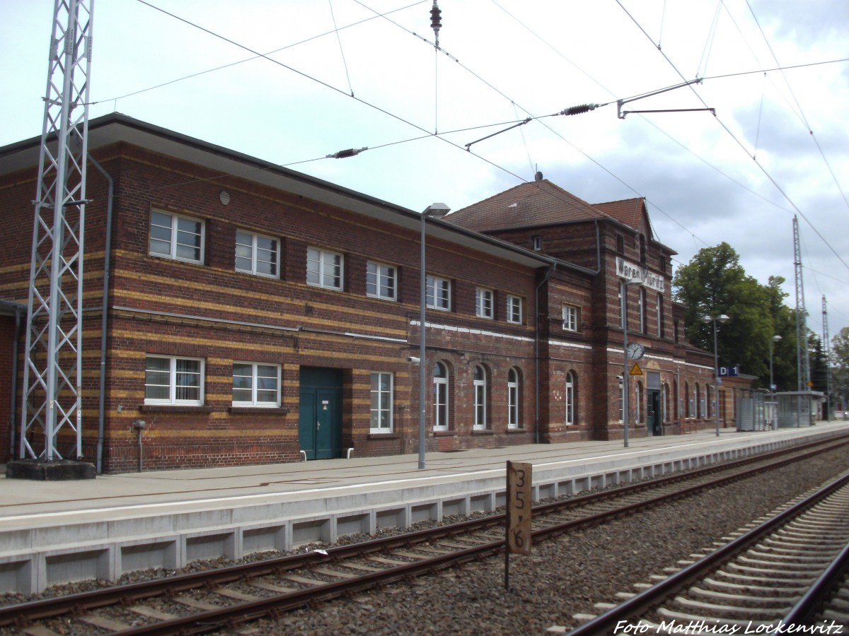  Bahnhof Waren (M�ritz) am 16.6.14