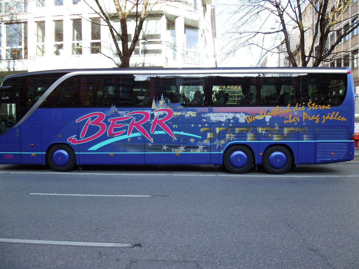 Berr, Bruckm�hl - Setra S 416 HDH am 18. M�rz 2014 in M�nchen (Aufnahme: Martin Beyer)