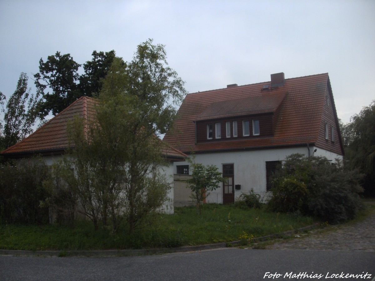 Blick auf den Ehemaligen Endbahnhof Wolgaster F�hre am 27.7.14