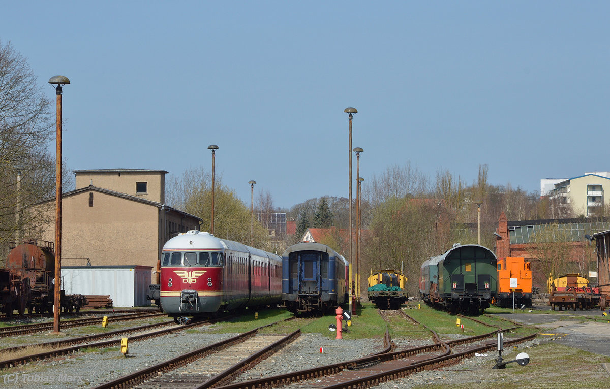 Blick über das Außengelände des DLW Meiningen am 02.04.2016