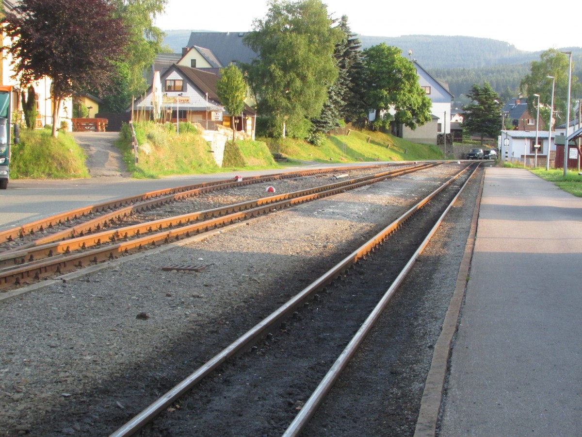 Blick �ber den Bahnhof Neudorf