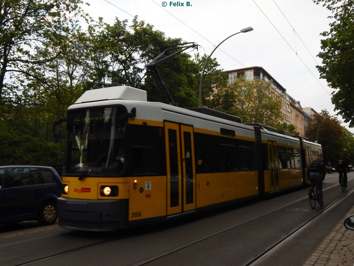 Bombardier Nr. 2006 der BVG in Berlin.
