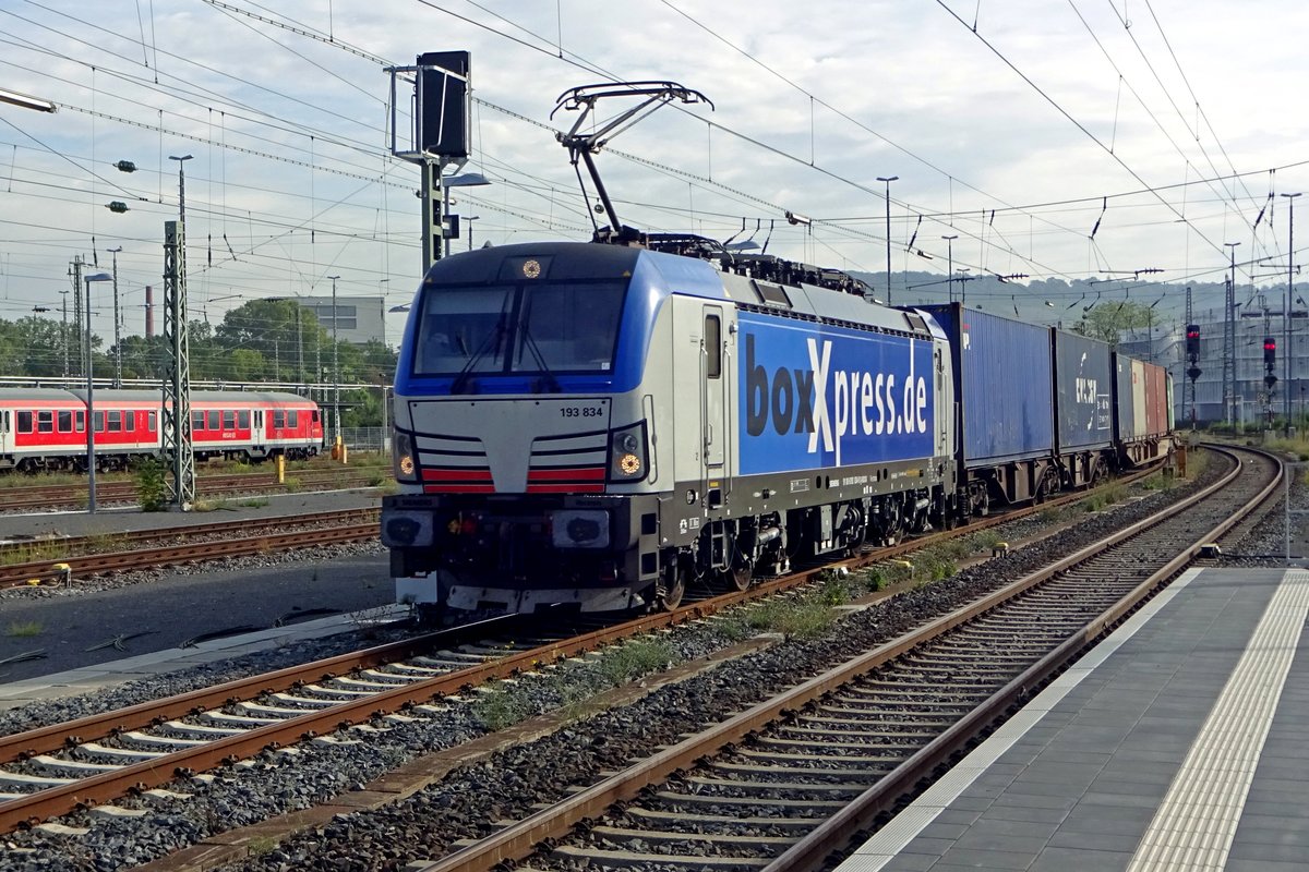 BoxXpres 193 834 durchfahrt am 16 September 2019 Heilbronn.