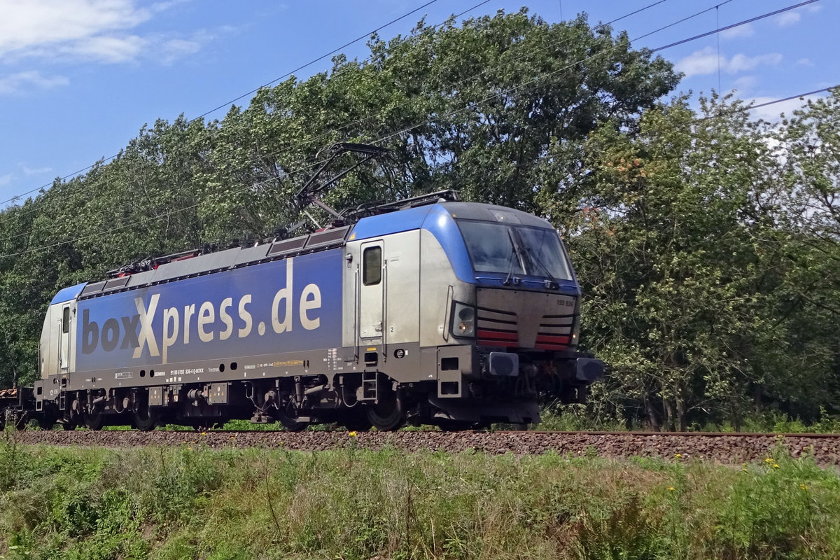BoxXpress 193 836 durchfahrt am 30 Juli 2019 Tilburg Oude warande.