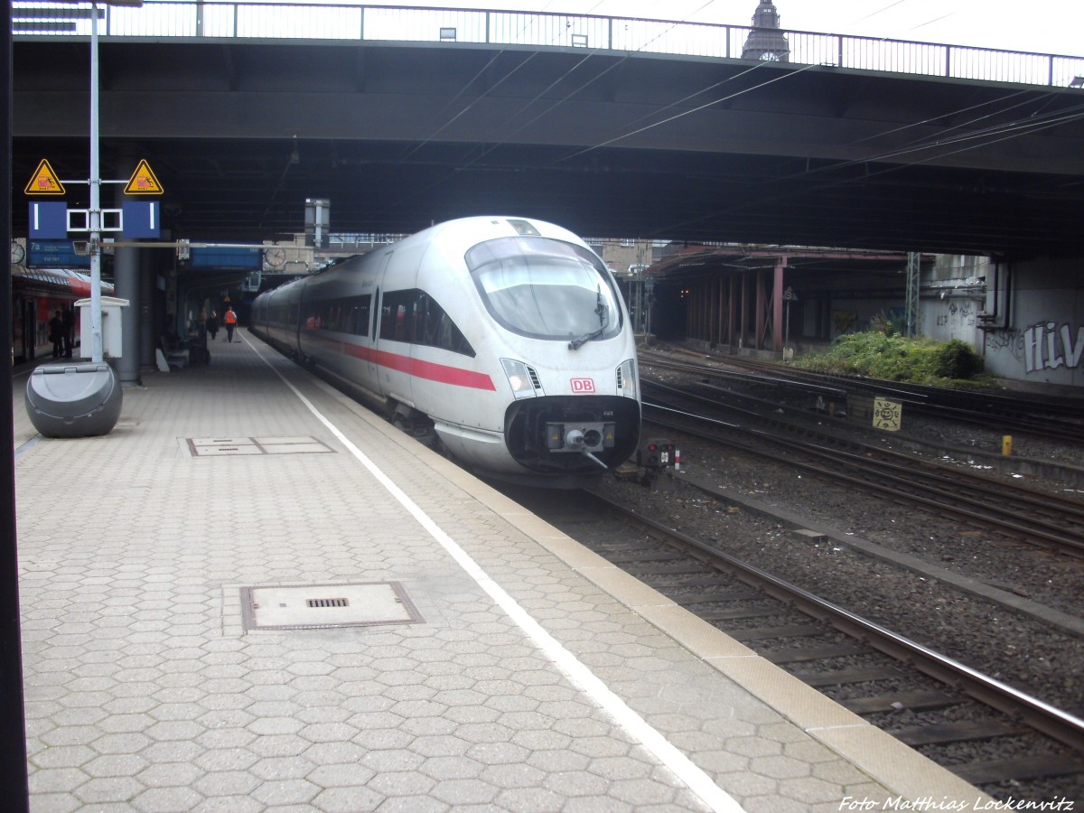 BR 411 steht als Lz bereit f�r das ziel ICE Werk HH-Eidelstedt im Bahnhof Hamburg Hbf am 1.9.13