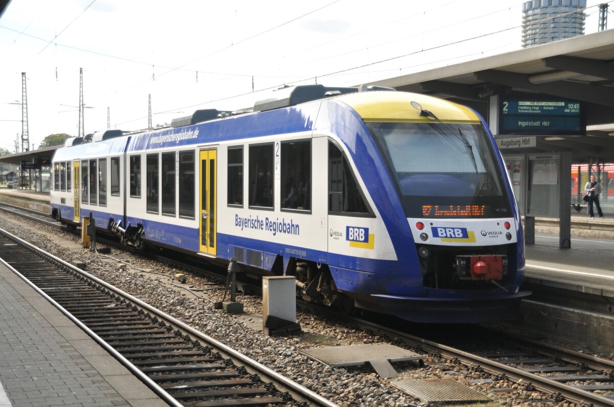 BRB 648 730-6  VT 230 in Augsburg am 25.08.2010.