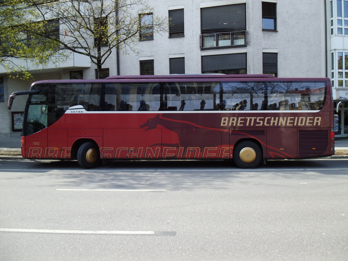Brettschneider, M�nchen - Setra S 415 GT-HD am 26. M�rz 2014 in M�nchen (Aufnahme: Martin Beyer)