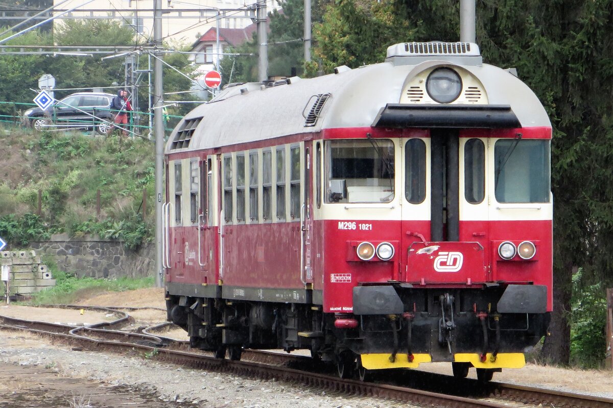 CD M296 1021 steht am 10 September 2022 in Benesov u Prahy während das STEAM53 Festival.