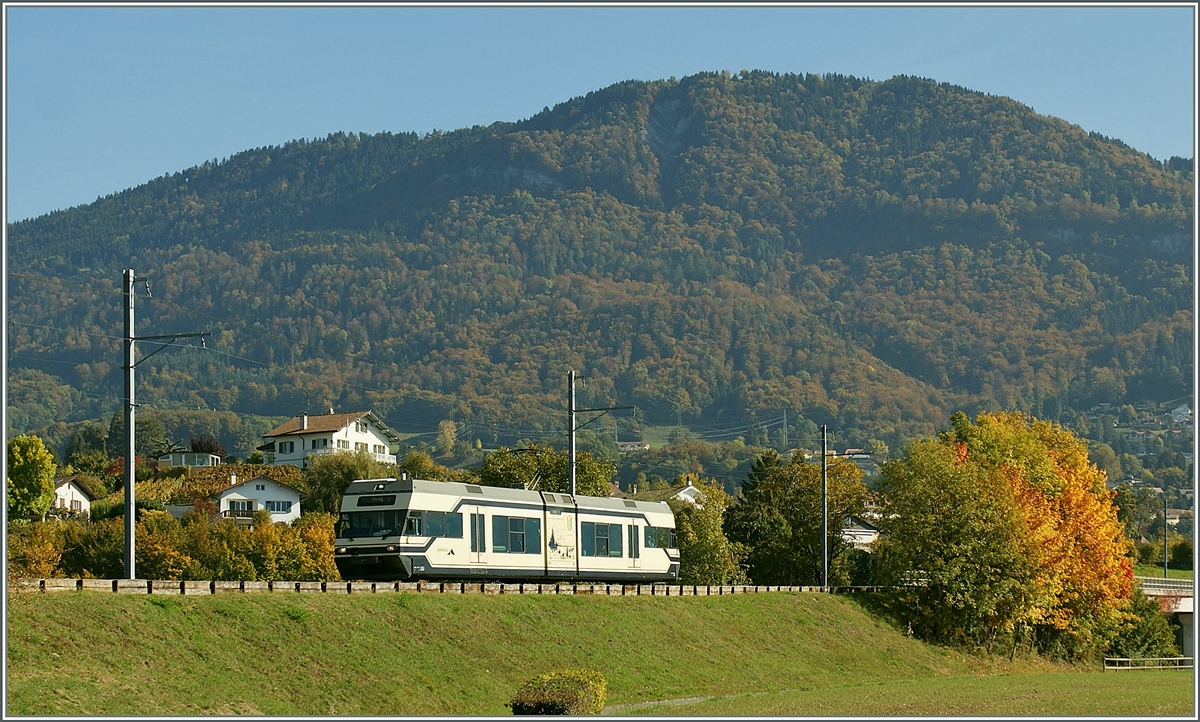 CEV GTW 2/6 bei Ch�teau Hauteville.
18. Okt. 2011