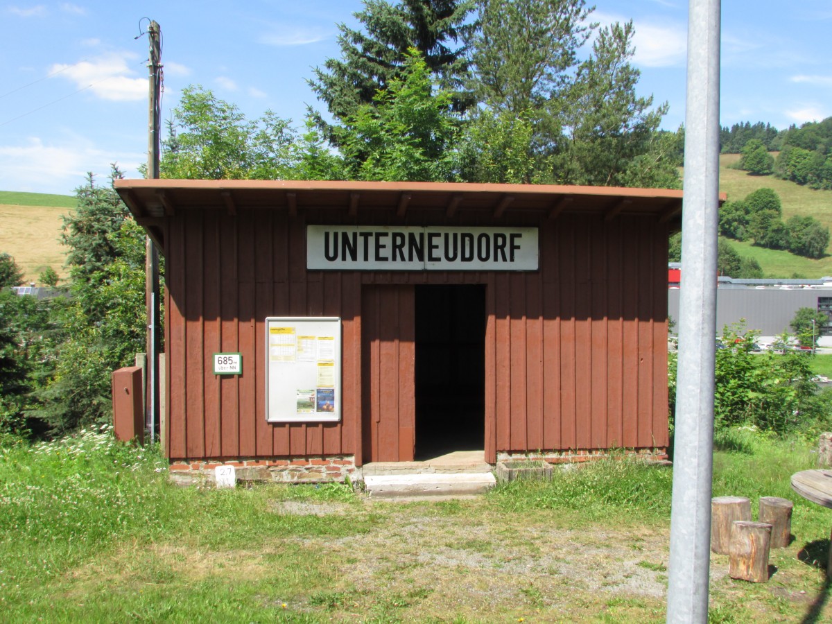 Das Warteh�uschen von Unterneudorf
