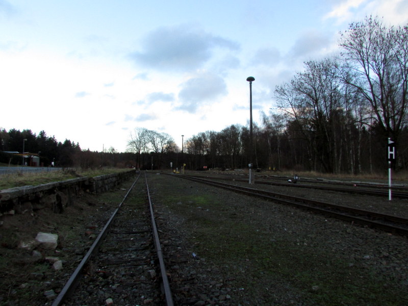 Der Bahnhof Elend am 10.Jan.2014.
Blick Richtung Drei Annen Hohne.