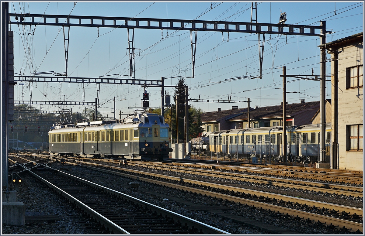 Der BLS BCFe 4/6 736 erreicht als Extrazug sein Ziel Burgdorf.
29. Okt. 2016