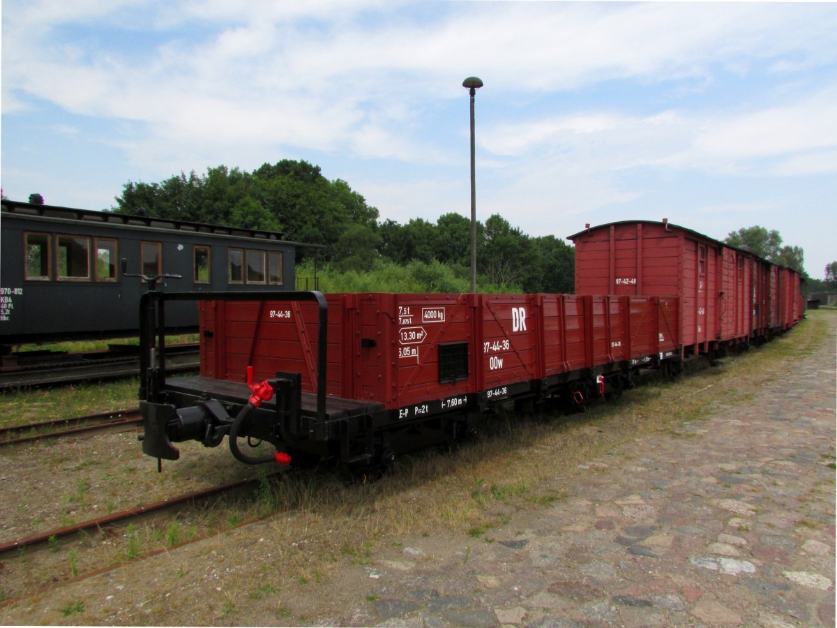 Der Frisch Untersuchte OOw 97-44-36 im Putbusser Museum am 27.07.2014