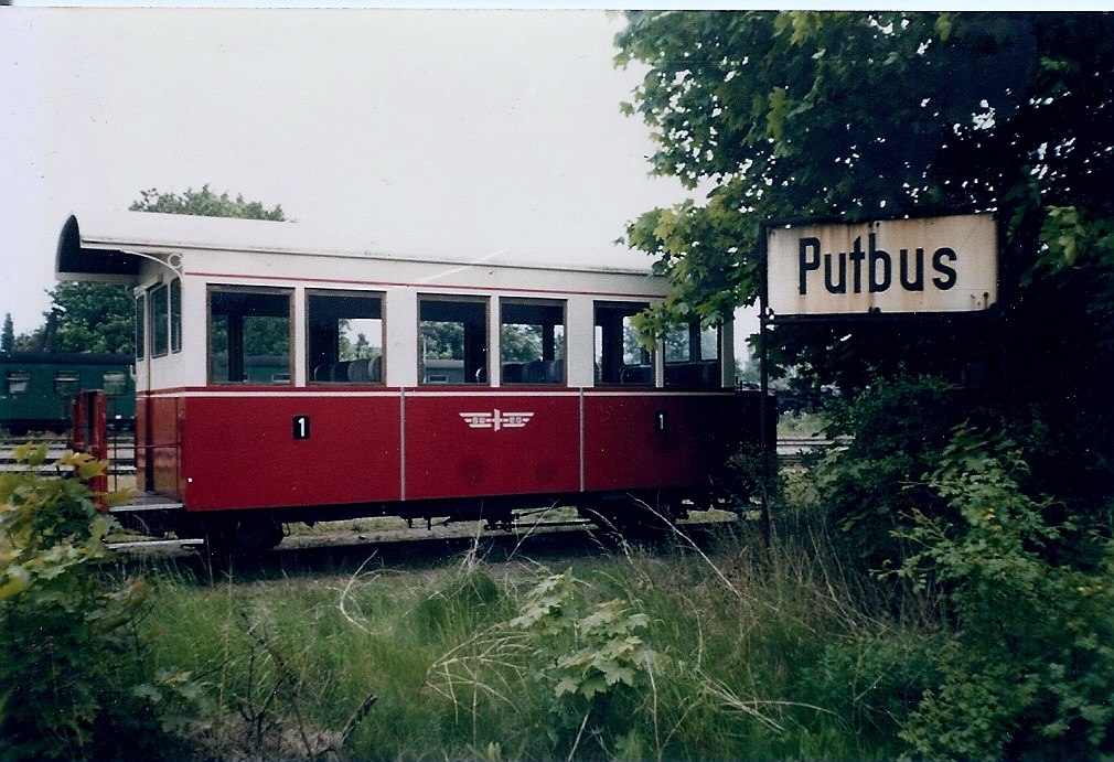 Der Panoramic 2000-Wagen in Putbus.
