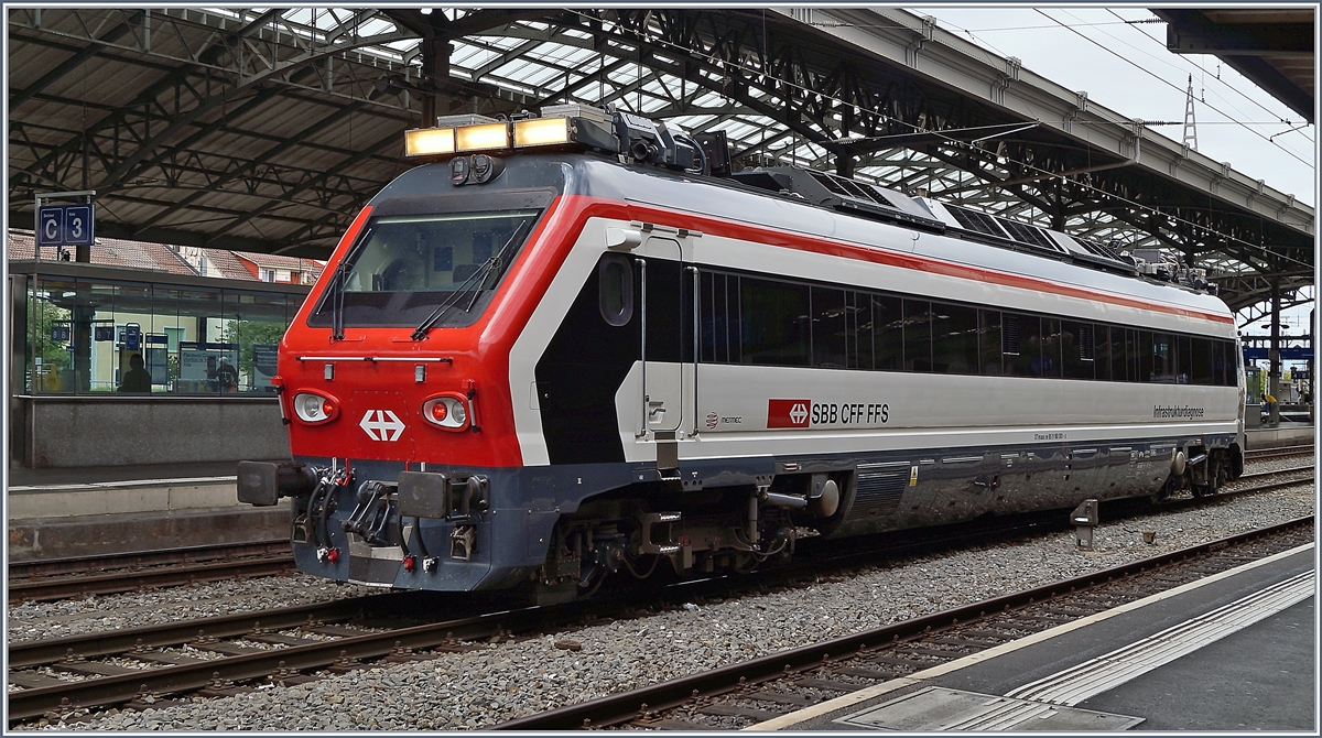 Der SBB Infrastrukturdiagnose XTmas 99 85 9 160-5 in Lausanne.

6. Sept. 2020