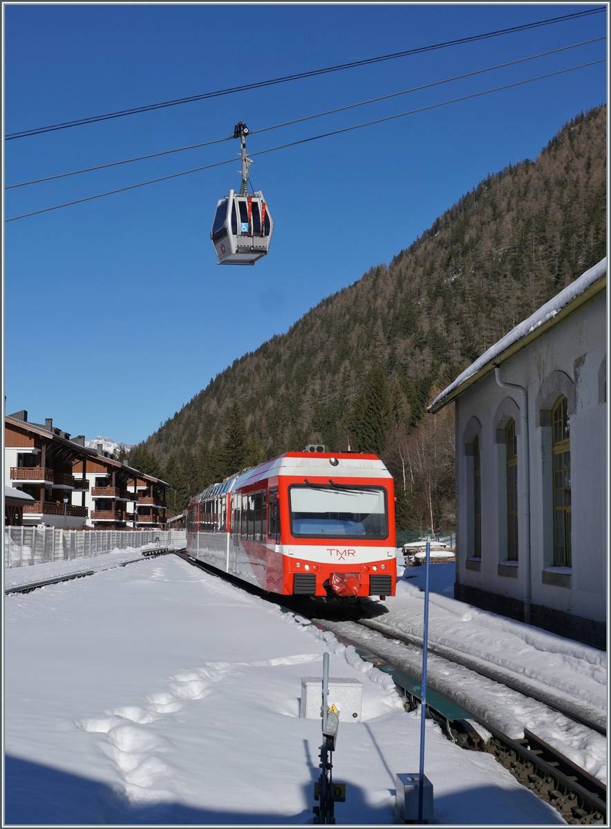 Der TMR Beh 4/8 71 erreicht sein Ziel Vallorcine.

14. Februar 2023