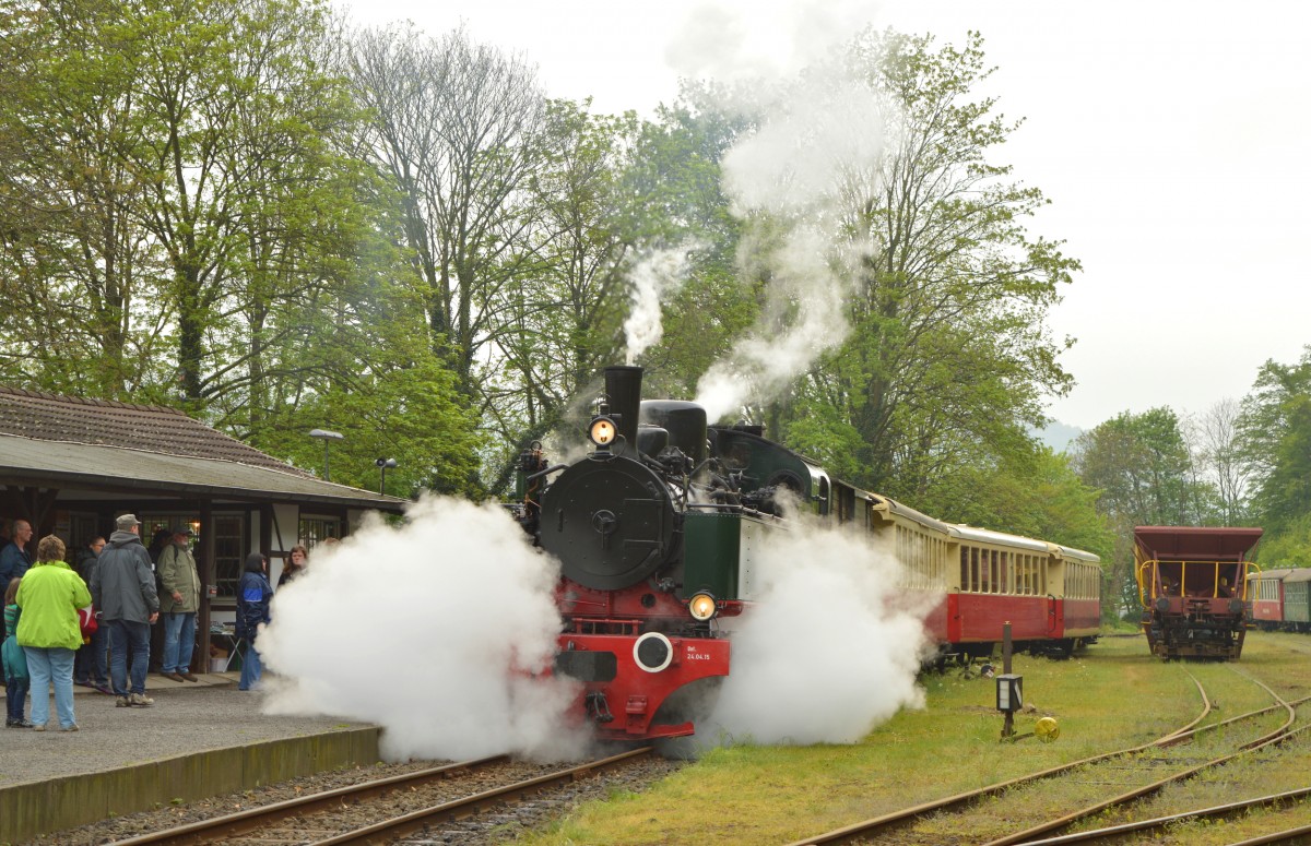 Die 11sm beim rangieren in Brohl am 01.05.2015 (4)