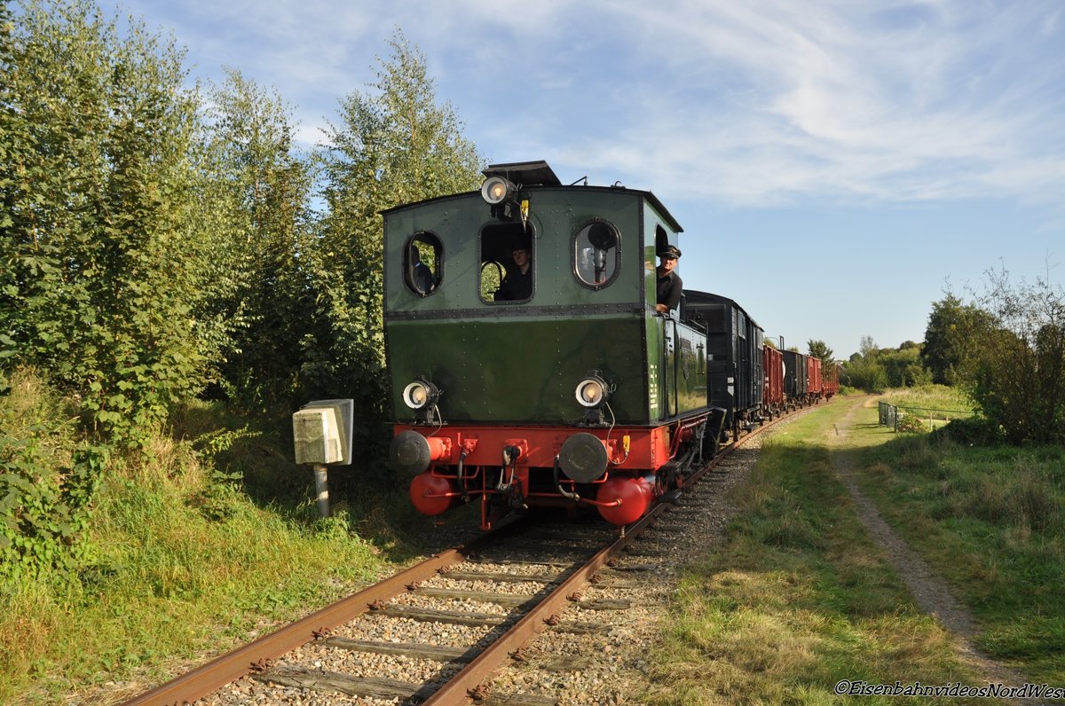 Die Dampflok Niedersachsen in Stadskanaal (am 10.09.2016)